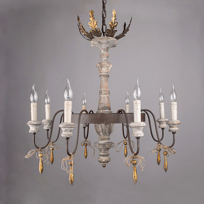 Rustic foyer big chandelier italian murano living room industrial chandelier(WH-CI-112)