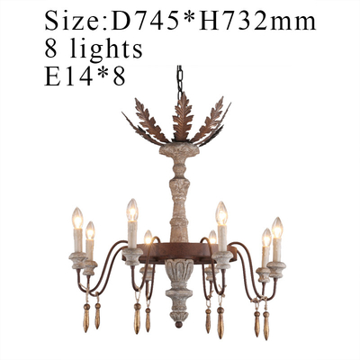 Rustic foyer big chandelier italian murano living room industrial chandelier(WH-CI-112)