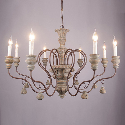 Vintage resin chandelier for living room bedroom home retro loft Chandelier(WH-CI-114)