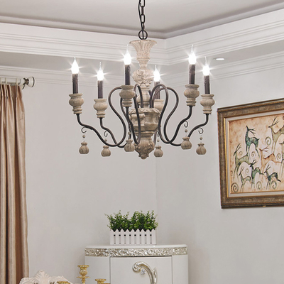 Vintage resin chandelier for living room bedroom home retro loft Chandelier(WH-CI-114)