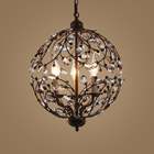 K9 Crystal Pendant Lights Hanging Lamps spherical Tree Leaf floral chandelier(WH-CI-120)