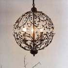 K9 Crystal Pendant Lights Hanging Lamps spherical Tree Leaf floral chandelier(WH-CI-120)