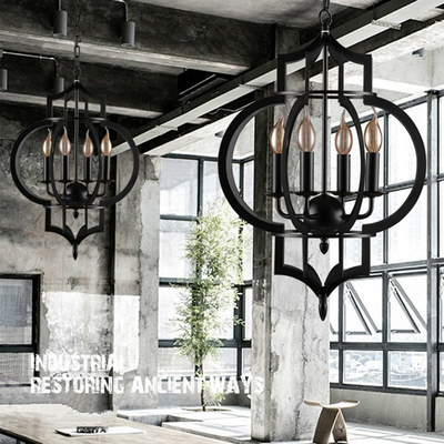 Modern Nordic Creative Iron E14 LED Lighting Chandelier E14 American Chandelier(WH-CI-124)