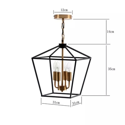 Vintage Retro Industrial Chandelier Classic Iron Candlesticks home decor loft island chandelier(WH-CI-138)