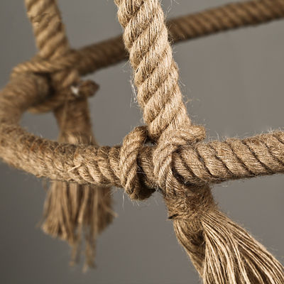  Rope Vintage Industrial Pendant Lamp Loft Dining Room industrial chandelier(WH-CI-144)