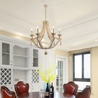 Solid wood chandeliers nordic turquoise lighting loft decor living room coolest chandelier(WH-CI-150)