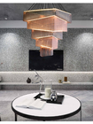 Hotel Large Project Chandelier rectangle interior lighting(WH-CC-26)
