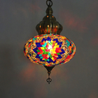 Turkish Lamp Colorful Glass Pendent Light E14 Warm White Bedroom Bar Corridor Balcony Light(WH-DC-17)