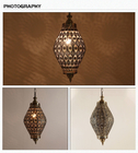 Metal Hollow Hanging Light Morocco Exotic Pendant Light for Turkish Southeast Asia Cloth Shop Light(WH-DC-20)