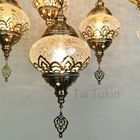 Mediterranean style chandelier light handmade mosaic big turkish lamps(WH-DC-22)