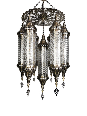 Retro Vintage Rustic Muslim Middle East Mosque Chandelier(WH-DC-30)