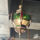 Arab Style Moslem Led Metal Glass Lighting Vintage Decor Pendant Light(WH-DC-45)