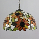 8 Inch American Stained Glass Chandelier Tiffany Style Restaurant Sink Bay Window Lighting(WH-TF-39)