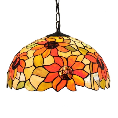 8 Inch American Stained Glass Chandelier Tiffany Style Restaurant Sink Bay Window Lighting(WH-TF-39)