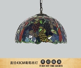 European creative Tiffany colored glass living room dining room bedside chandelier（WH-TF-46）