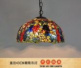European creative Tiffany colored glass living room dining room bedside chandelier（WH-TF-46）
