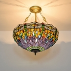 Colorful Tiffany Pendant Lamp Restaurant Dinning Room Lights Retro dining room light(WH-TF-47)