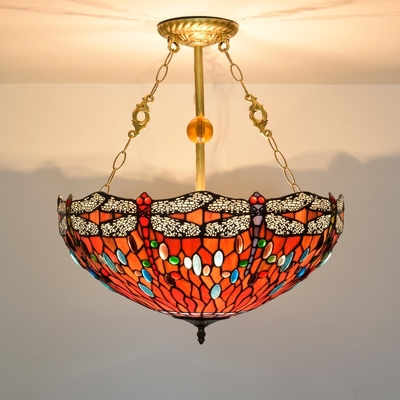 Colorful Tiffany Pendant Lamp Restaurant Dinning Room Lights glass pendant light(WH-TF-50)