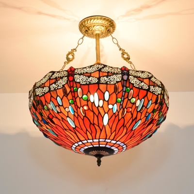 Colorful Tiffany Pendant Lamp Restaurant Dinning Room Lights glass pendant light(WH-TF-50)