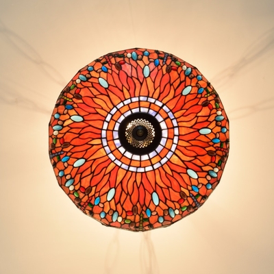 Colorful Tiffany Pendant Lamp Restaurant Dinning Room Lights glass pendant light(WH-TF-50)