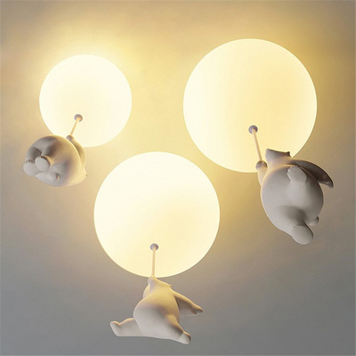 Modern LED Ceiling Lights Warm Cartoon Bear Ceiling lamp for Kids Rooms(WH-MA-135)