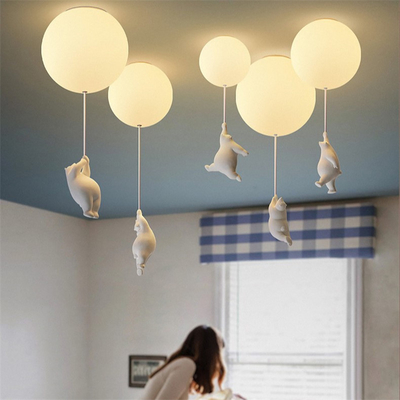 Modern LED Ceiling Lights Warm Cartoon Bear Ceiling lamp for Kids Rooms(WH-MA-135)