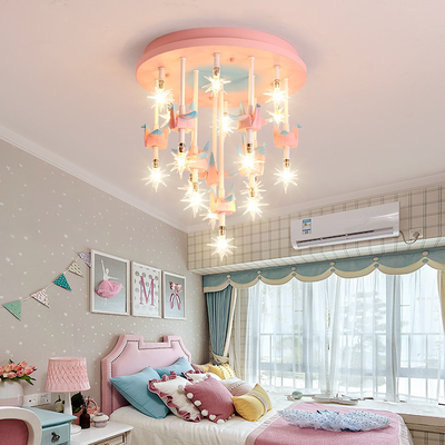 Nnicorn Shape Led Cute Bedroom Lights For Girls Baby Room Light For Kids Room Chandelier(WH-MA-137)