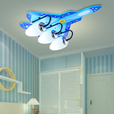 Airplane kids bedroom decor led lights for room indoor chandelier lighting(WH-MA-143)