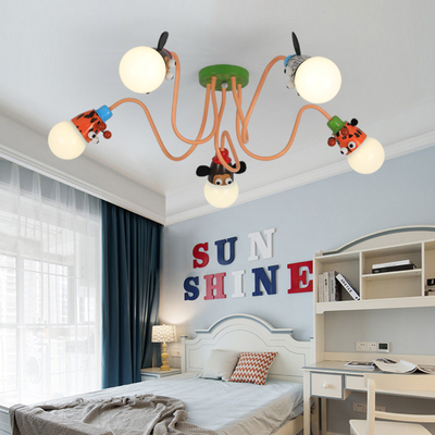 LED cartoon children room lamp bedroom ceiling lamp boy girl princess chandelier(WH-MA-146)