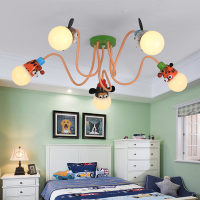 LED cartoon children room lamp bedroom ceiling lamp boy girl princess chandelier(WH-MA-146)