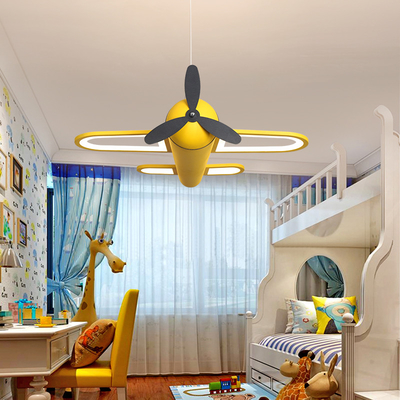 Children's Led Pendant Lamp Airplane Nordic Hanging kids room decoration boys(WH-MA-151)