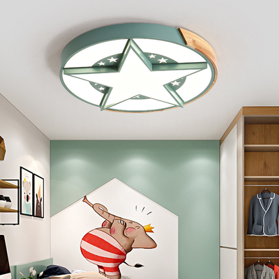 Modern flush mount ceiling light Boy room Kids room Stars Chandelier(WH-MA-173)