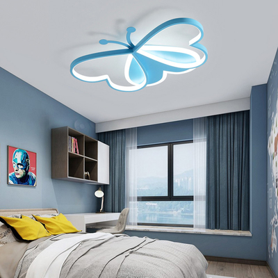 Butterfly Chandelier kids nordic children's room bedroom decor led lamp lights(WH-MA-175)