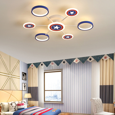 Kids bedroom decor led lights for room indoor chandelier lighting baby boy ceiling lamp（WH-MA-181）