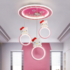 Pink Chandelier Girl room Baby hello kitty room light(WH-MA-183)