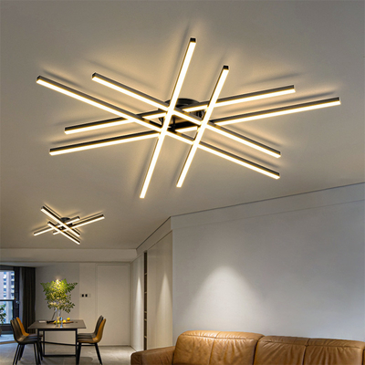 Modern household lamps atmospheric LED ceiling lamp minimalist linear chndelier(WH-MA-192)