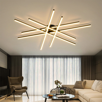 Modern household lamps atmospheric LED ceiling lamp minimalist linear chndelier(WH-MA-192)