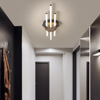 Modern Led Ceiling lights for bedroom corridor foyer living room Black long chandelier(WH-MA-195)
