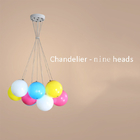 Balloon Fly House Color Nordic Simple Cartoon Children's Room Chandelier(WH-MA-169)