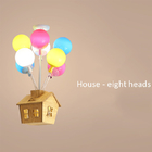 Balloon Fly House Color Nordic Simple Cartoon Children's Room Chandelier(WH-MA-169)