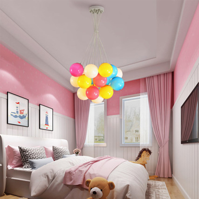 Balloon Fly House Color Nordic Simple Cartoon Children's Room Chandelier(WH-MA-169)