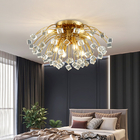 Modern Colorful Crystal Ceiling Chandeliers For Bedroom Living Room Led Round Ceiling Lamp(WH-CA-51)