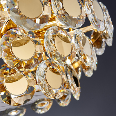 Modern LED Crystal Chandelier Luxury gold ceiling lamp(WH-CA-52)