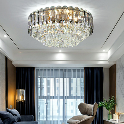 Luxury Led Ceiling Chandelier For Living Room Big Crystal Lamp ceiling light fixture(WH-CA-67)