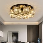 Romantic Modern Minimalist Ceiling Lamp American Model Room Personality Luxury led crystal ceiling light（WH-CA-76)