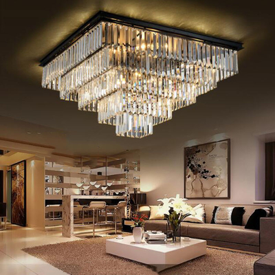 Modern Vintage Crystal Ceiling Light Flush Mounted Crystal Ceiling Light(WH-CA-94)