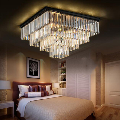 Modern Vintage Crystal Ceiling Light Flush Mounted Crystal Ceiling Light(WH-CA-94)