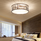 Modern Led Ceiling Lights Crystal Living room decor Creative Black chandelier lamp(WH-CA-98)