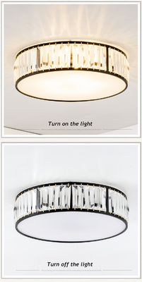 Modern Led Ceiling Lights Crystal Living room decor Creative Black chandelier lamp(WH-CA-98)