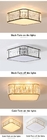 LED Ceiling Lights With Crystal Lampshade For Bedroom Metal Square Ceiling Lamp(WH-CA-99)